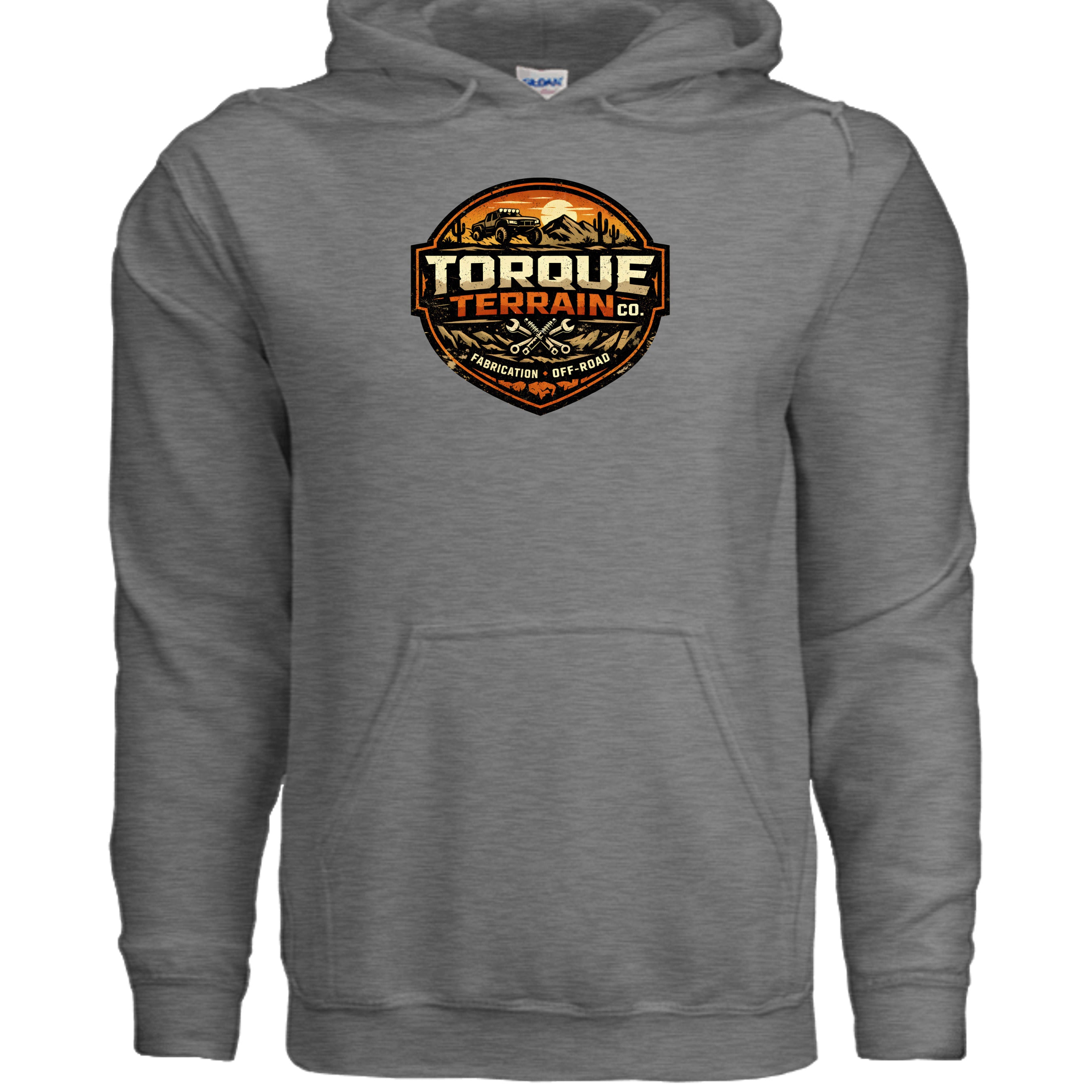 GRAPHITE HEATHER - G185 - FRONT
